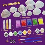 Dan&Darci Kids Sea Shell Painting Kit - Arts & Crafts Gifts for Boys and Girls Ages 6-12 - Craft Activities Kits - Creative Art Activity Easter Gift Toys for Age 6, 7, 8, 9, 10, 11 & 12 Year Old 8-12