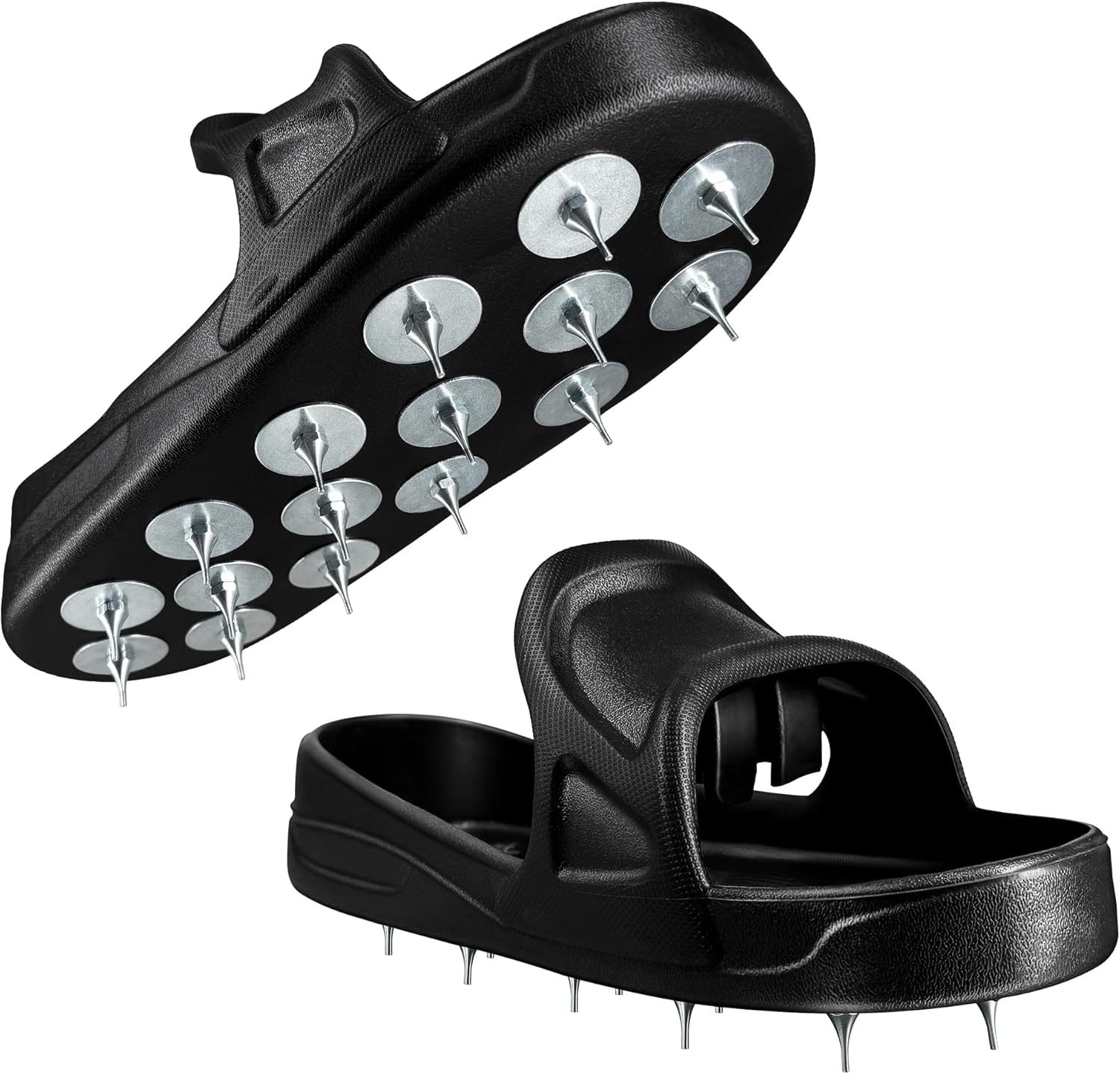 Epoxy Shoes Spikes for Floor Coating, Sharp Spiked Shoes for Resinous Coatings Spiked Shoes Safe Walking on Floor Leveling Compounds(XL,11-16)