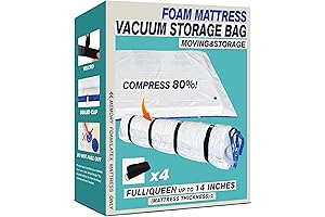 Queen-Size Mattress Vacuum Bag for Effortless Moving and Storage