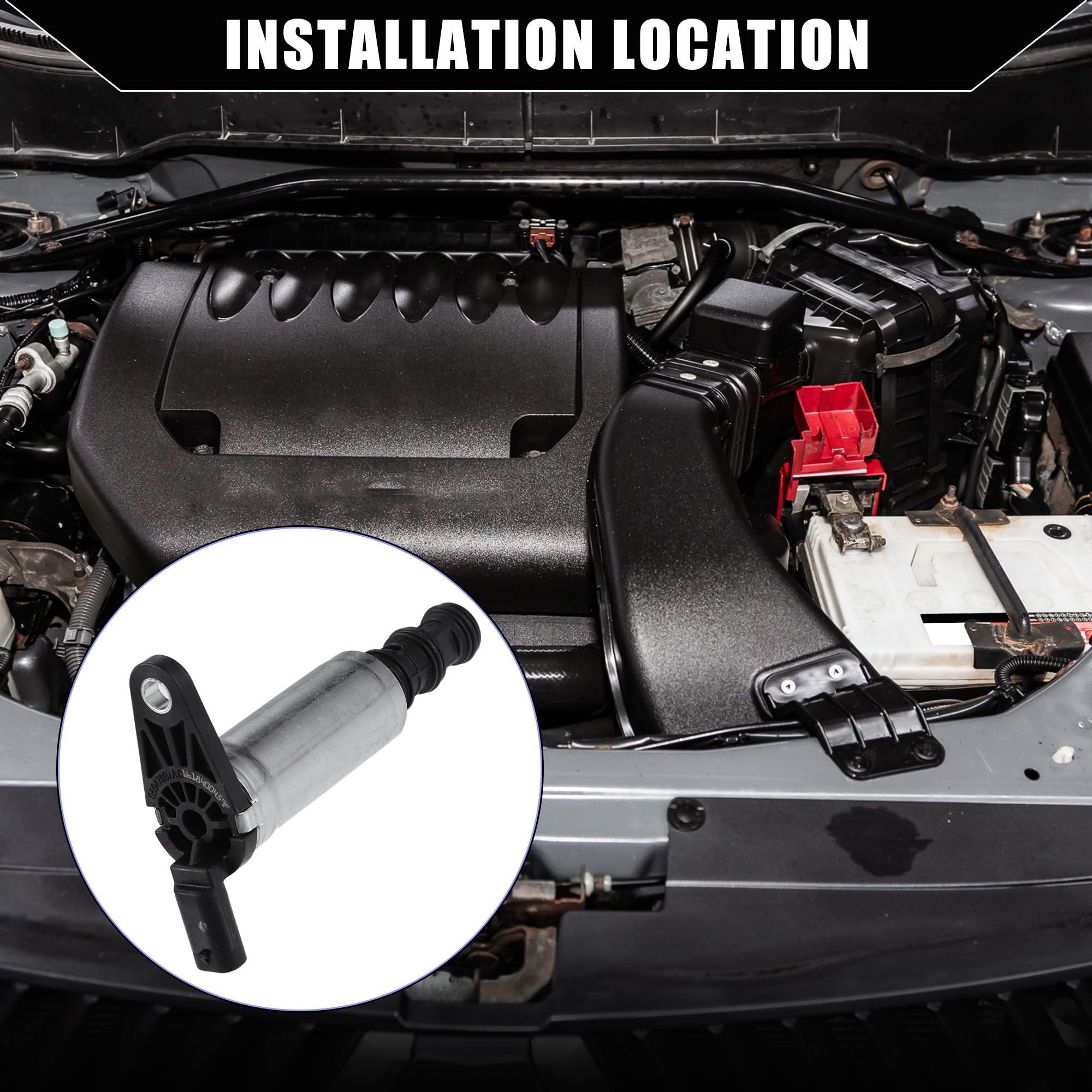 A ABSOPRO Zmienny skok zaworu zawór magnetyczny do Jeep Wrangler 18-22 3,6 l 1 szt | Nr 05047897AC, do Chrysler Pacifica 17-22 6 cylindrów, przedni regulowany zawór