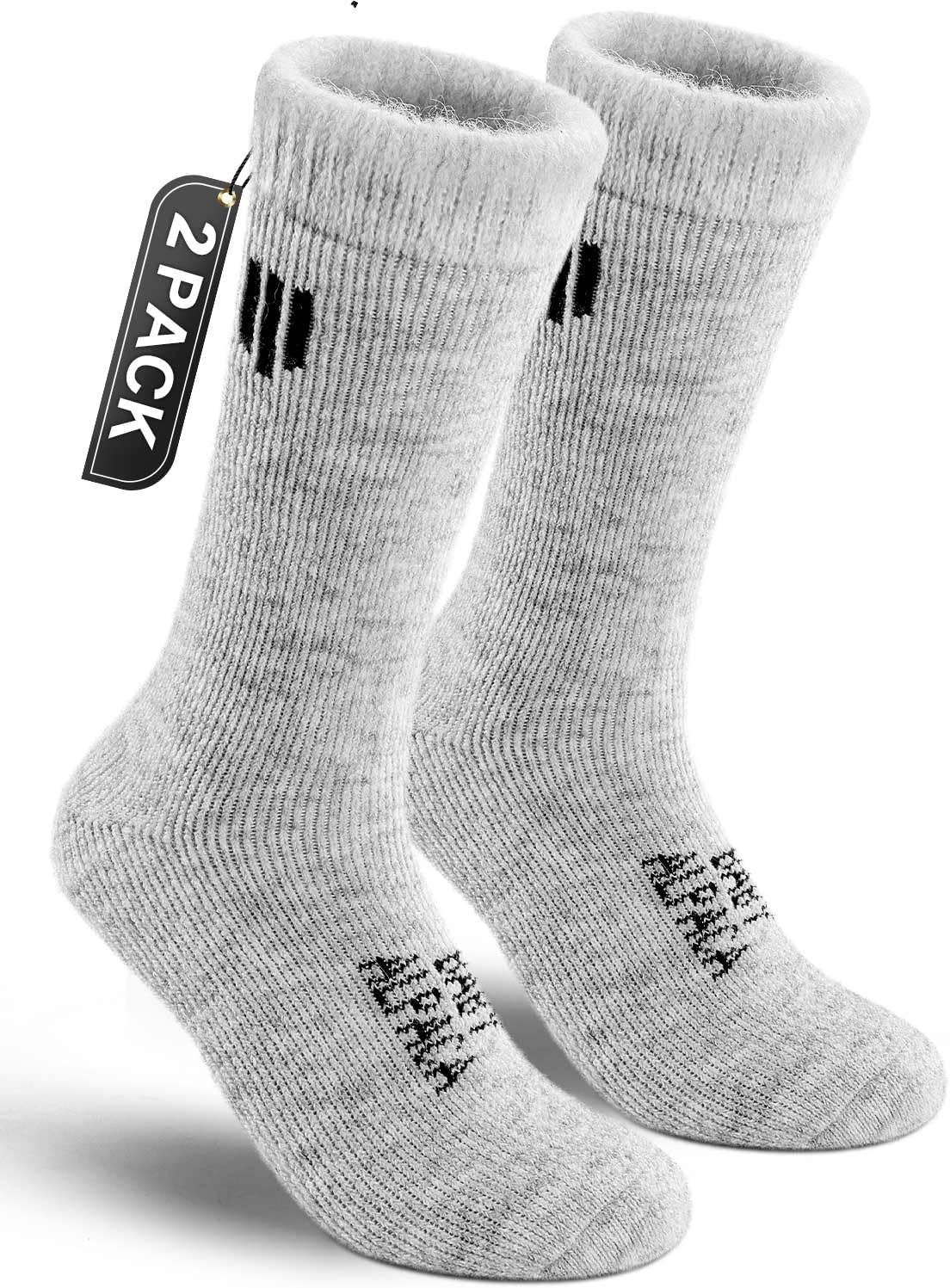 Alpaca Wool Heavyweight Thermal Boot Socks Hunting Hiking Working Thick Cold Weather Cushioned