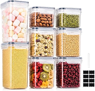 Minifactory 8 PCS Airtight Food Storage Containers Set with Lids