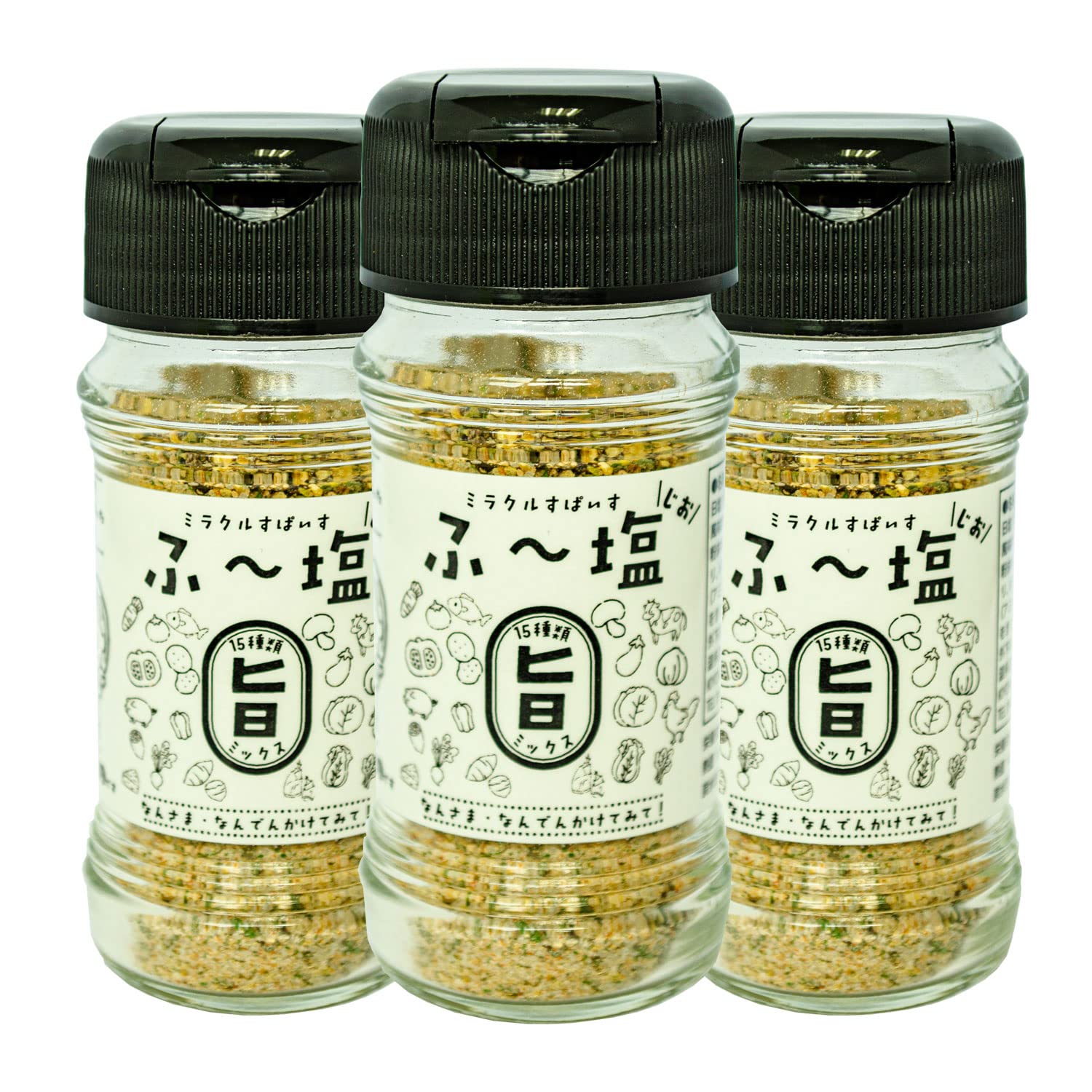 KIYORAきくち ミラクルすぱいす ふ～塩 旨ミックス 65g(瓶)×3