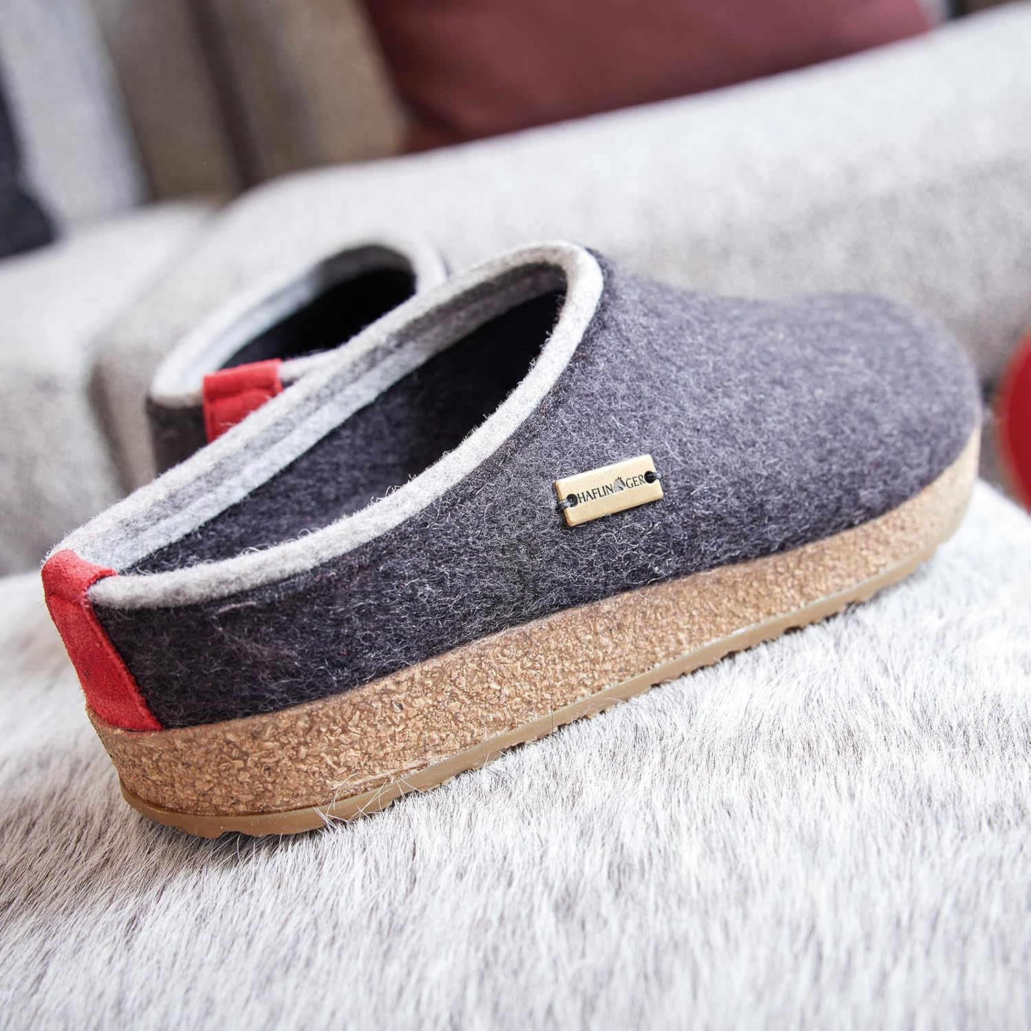 HAFLINGER Kris Felt Clog Wool Slipper Unisex - Image 9