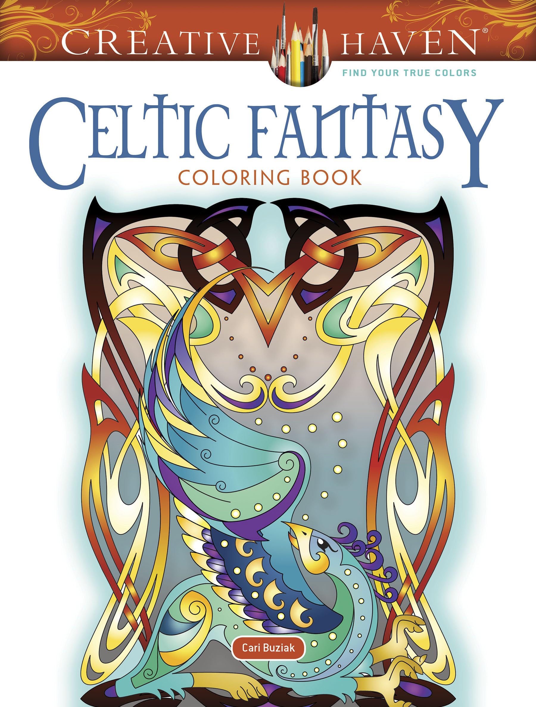 Creative Haven Celtic Fantasy Coloring Book: Color, Frame and Create Your Own Wall Art Decorations! Unicorns, Mermaids, Dragons and More! (Adult Coloring Books: World & Travel)