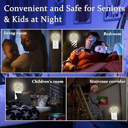 Miniatura 5 de Luz nocturna retro de los años 70, lámpara nocturna retro de flores de margaritas con sensor de atardecer a amanecer, lámpara LED de 0.5 W de