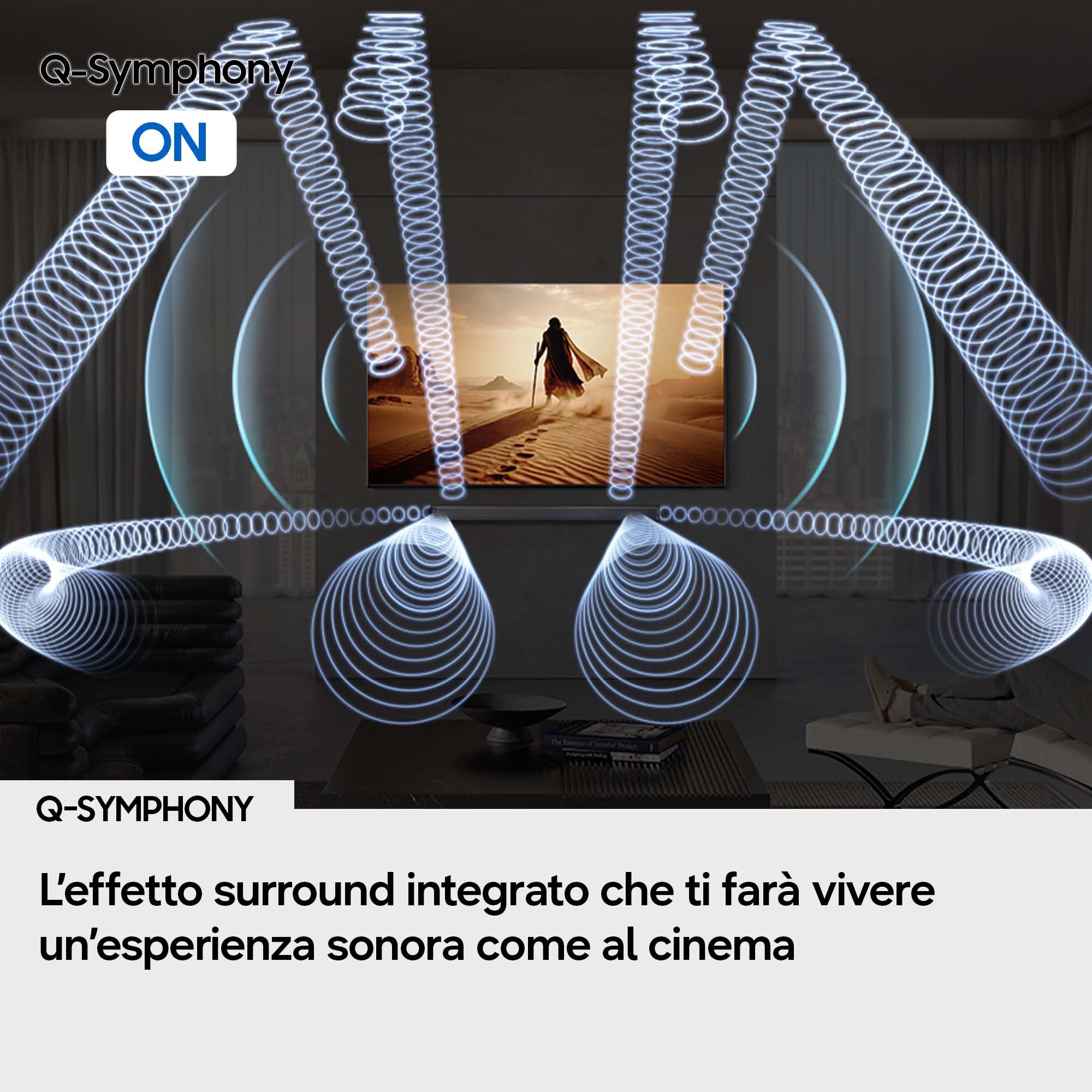 Samsung Q-serie Soundbar HW-Q930H/XC 9.1.4 Canali, Full Surround Subwoofer, Rear Speaker, Wireless Dolby Atmos, Q-Symphony, SpaceFit Sound Pro, Connessione TV Wireless, 2026