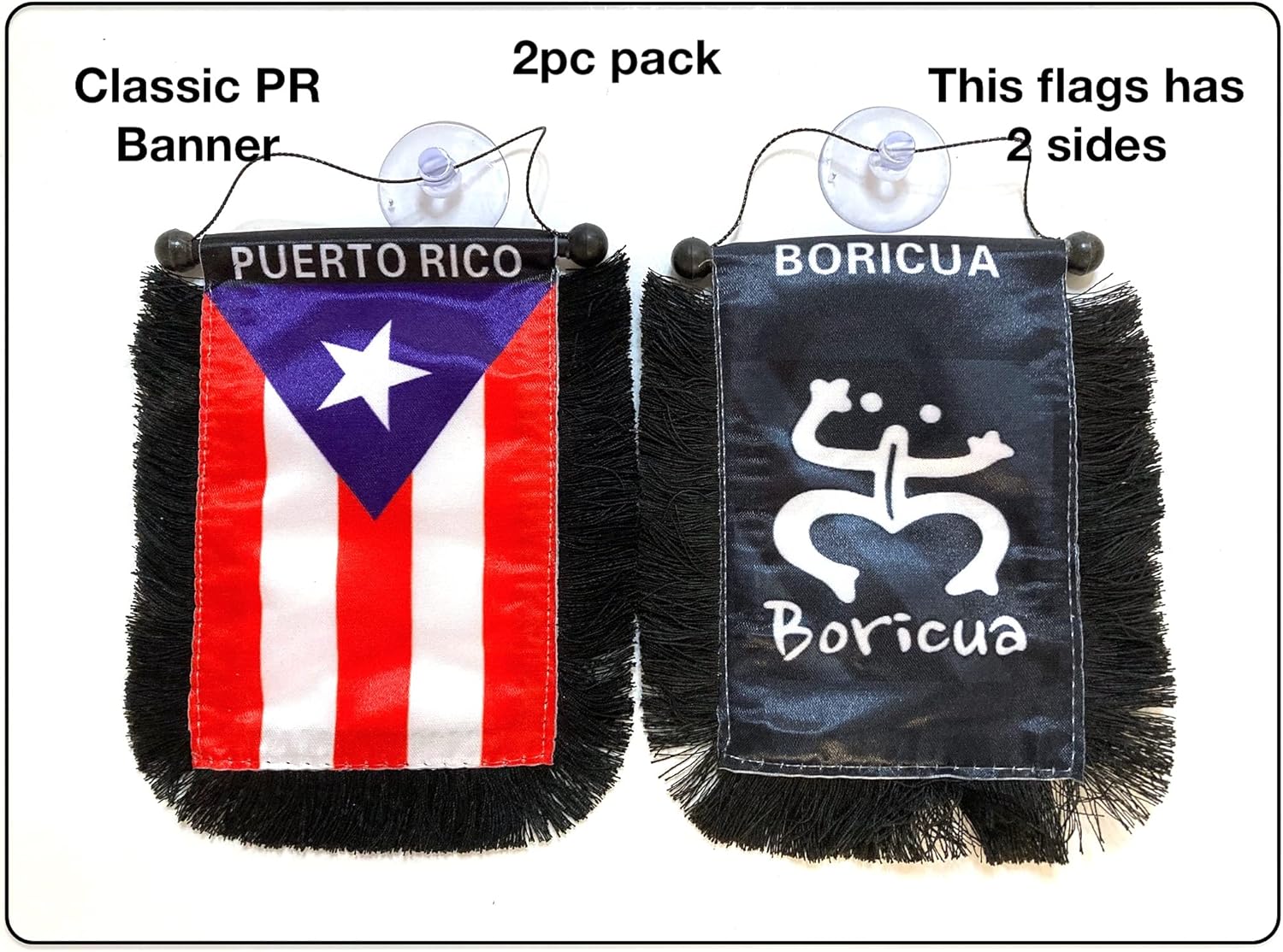 Puerto Rico Black flag Decoration Decor Home Auto Car Wall Rooms Doors And More Boricua