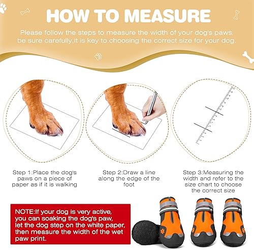 Miniatura 2 de Zapatos para perros grandes, impermeables, antideslizantes, para perro, y protectores de patas, para invierno, nieve, verano, pavimento caliente,