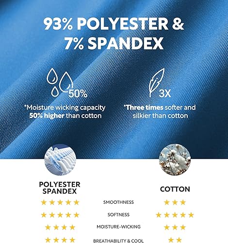 Miniatura 5 de Natural Feelings Calzoncillos deportivos tipo bóxer para hombre, paquete de 2 a 4 unidades, S, M, L, XL, XXL