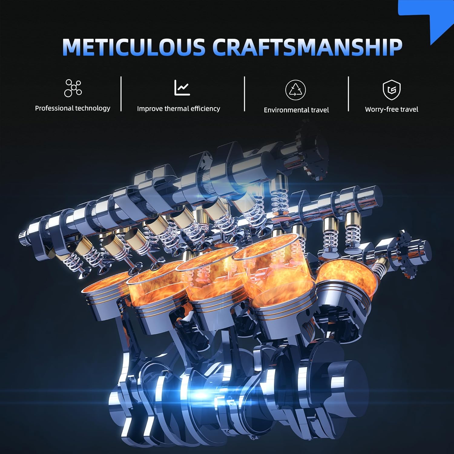 High Pressure Fuel Pump, for Ford Explorer for Taurus for Flex for Police Interceptor Sedan for Police Interceptor Utility, for Lincoln MKS/MKT 2010-2019, V6 3.5L, Replace# HM10034, GDP206