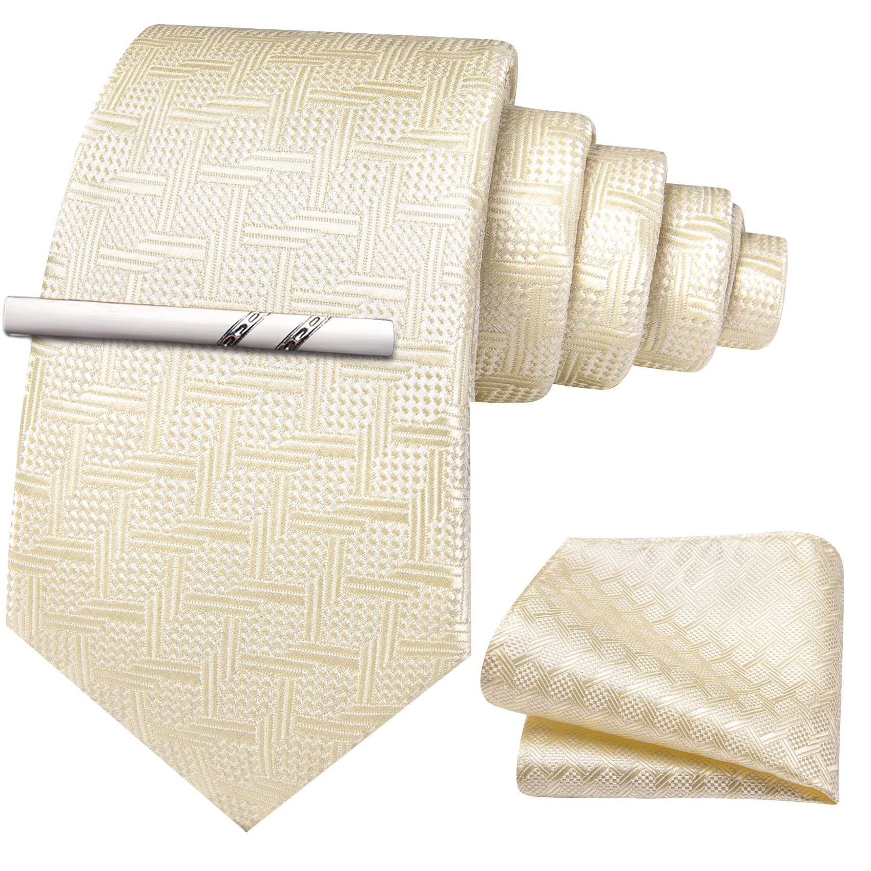 Barry.Wang Cravate pré-nouée en satin de couleur unie pour enfants - Cravate carrée réglable - Pour remise de diplôme