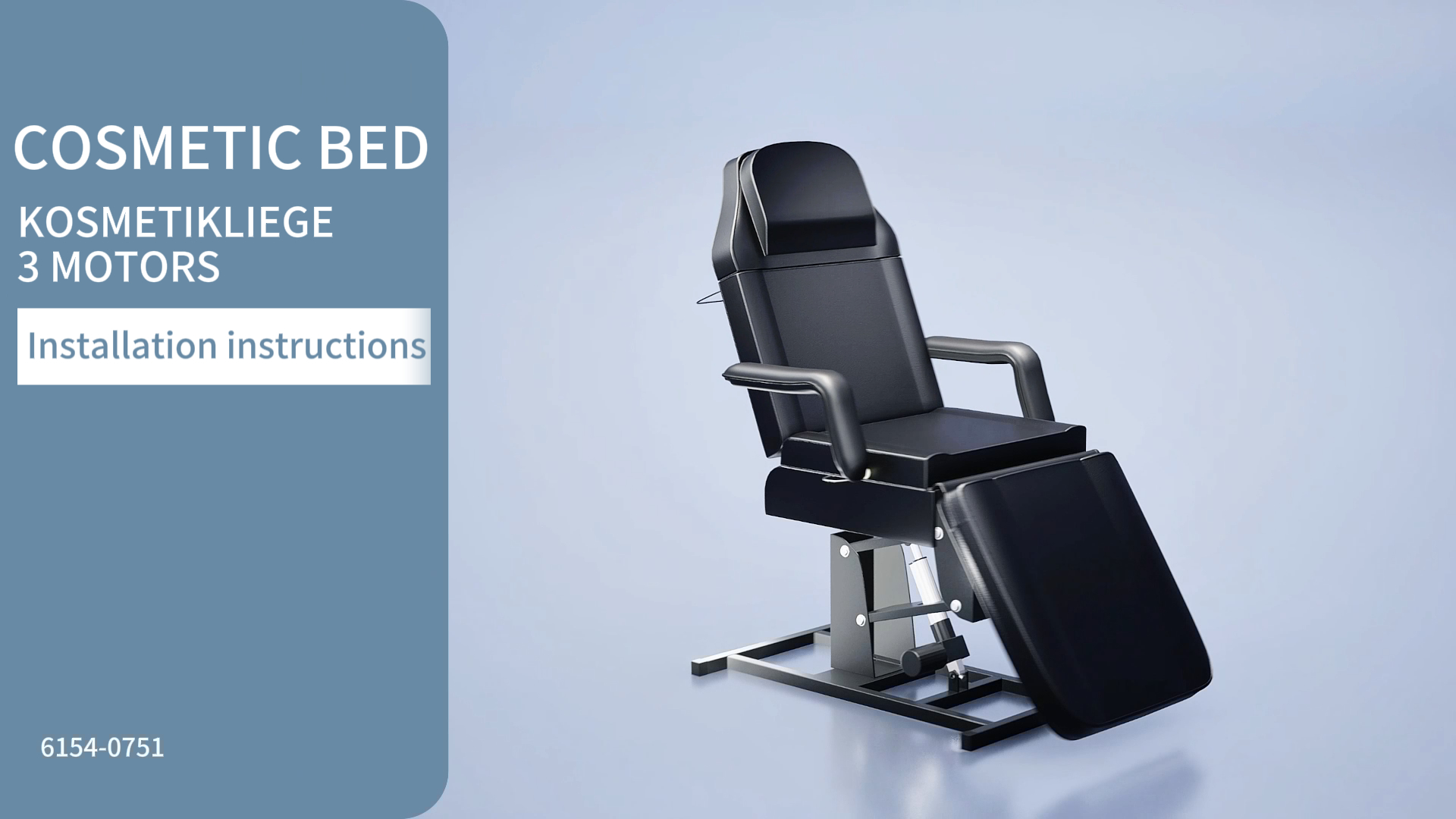 Lettino Massaggio Professionale A 3 Sezioni BarberPub | Regolabile, Pelle PU, Per Salon E Estetica - Foto 3