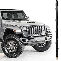 Vista 20 de KSaAuto Antena de 16 pulgadas para Toyota Tundra Tacoma FJ Cruiser accesorios 1995-2023 2024 2025 2026, antena de goma en espiral para automóvil