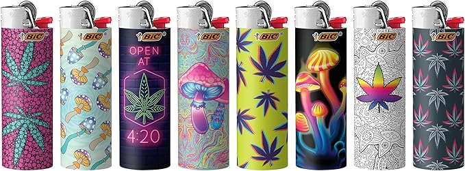 BIC Encendedores Maxi Pocket Serie Counterculture Paquete de 8 miniatura 2