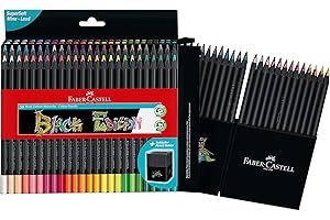 50-Count Faber-Castell Black Edition Colored Pencils