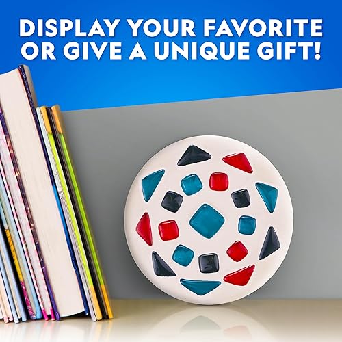 Miniatura 4 de National Geographic - Kit de mosaico para niños, kit de mosaico para crear 3 proyectos de arte de mosaico de vidrio, incluye azulejos de vidrio