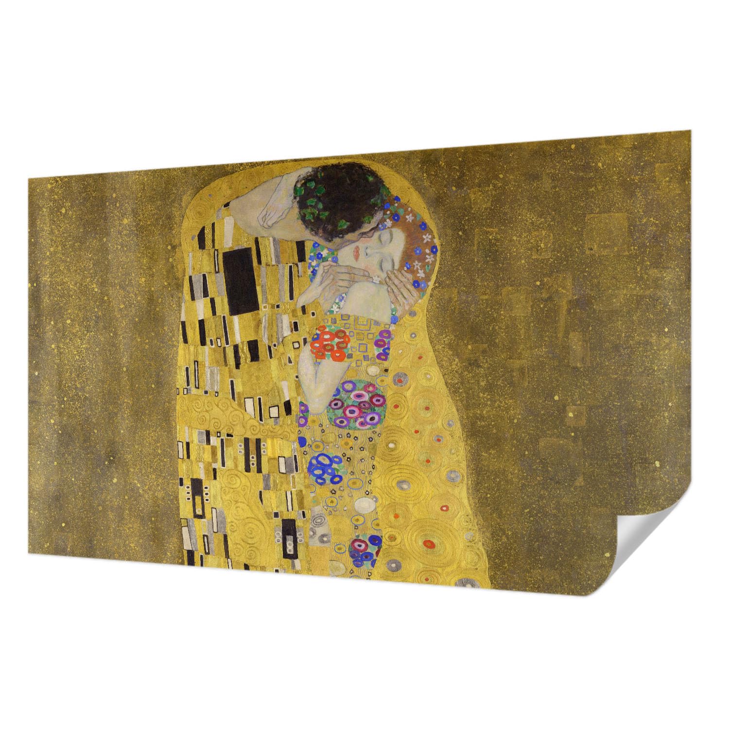 Papier peint adhésif haute qualité Tulup Art Nouveau couple panoramique 416x254