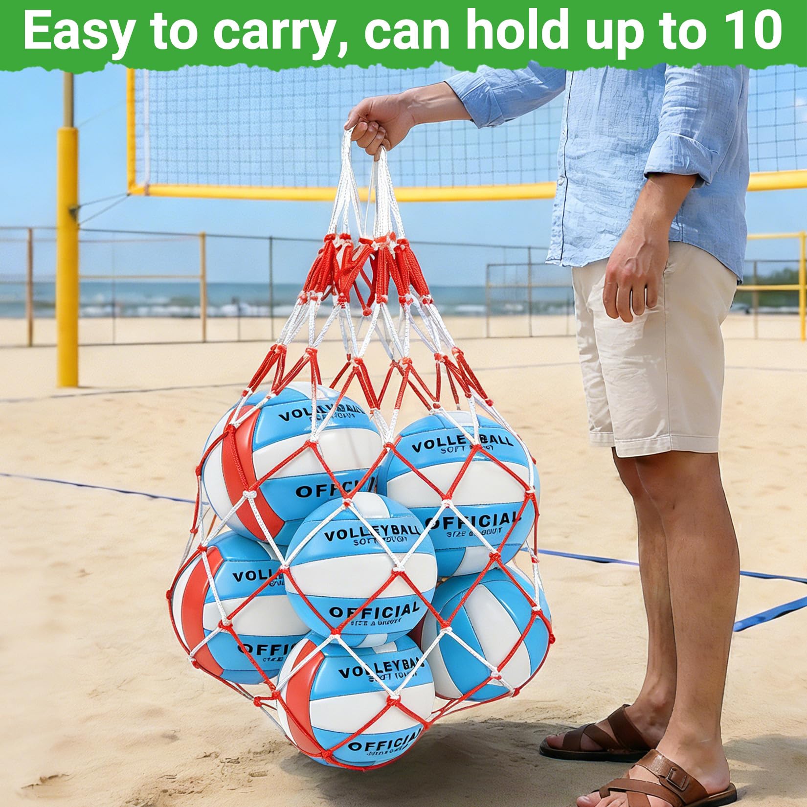 Volleybälle, offizielle Größe 5, wasserdicht, weich, für drinnen und draußen, Strand, Pool, Wasser, Sand, Spiel, Training, Match für Anfänger, Teenager, 6 Stück