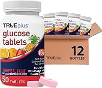 Vista 8 de TRUEplus® Tabletas de Glucosa, Sabor Frambuesa - 50