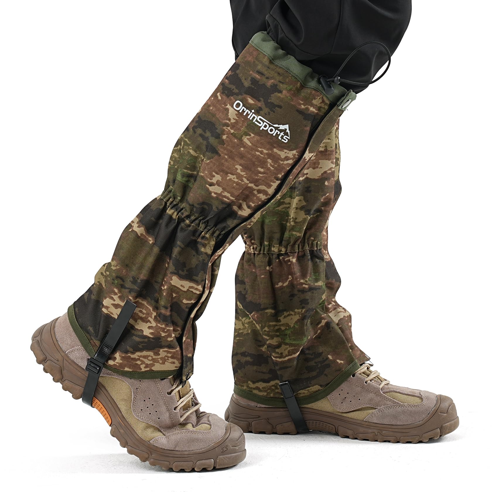 Leg Gaiters for Men and Women Waterproof Adjustable Gators for Hiking Boots in Climbing Hunting Trekking Snow Gaiters