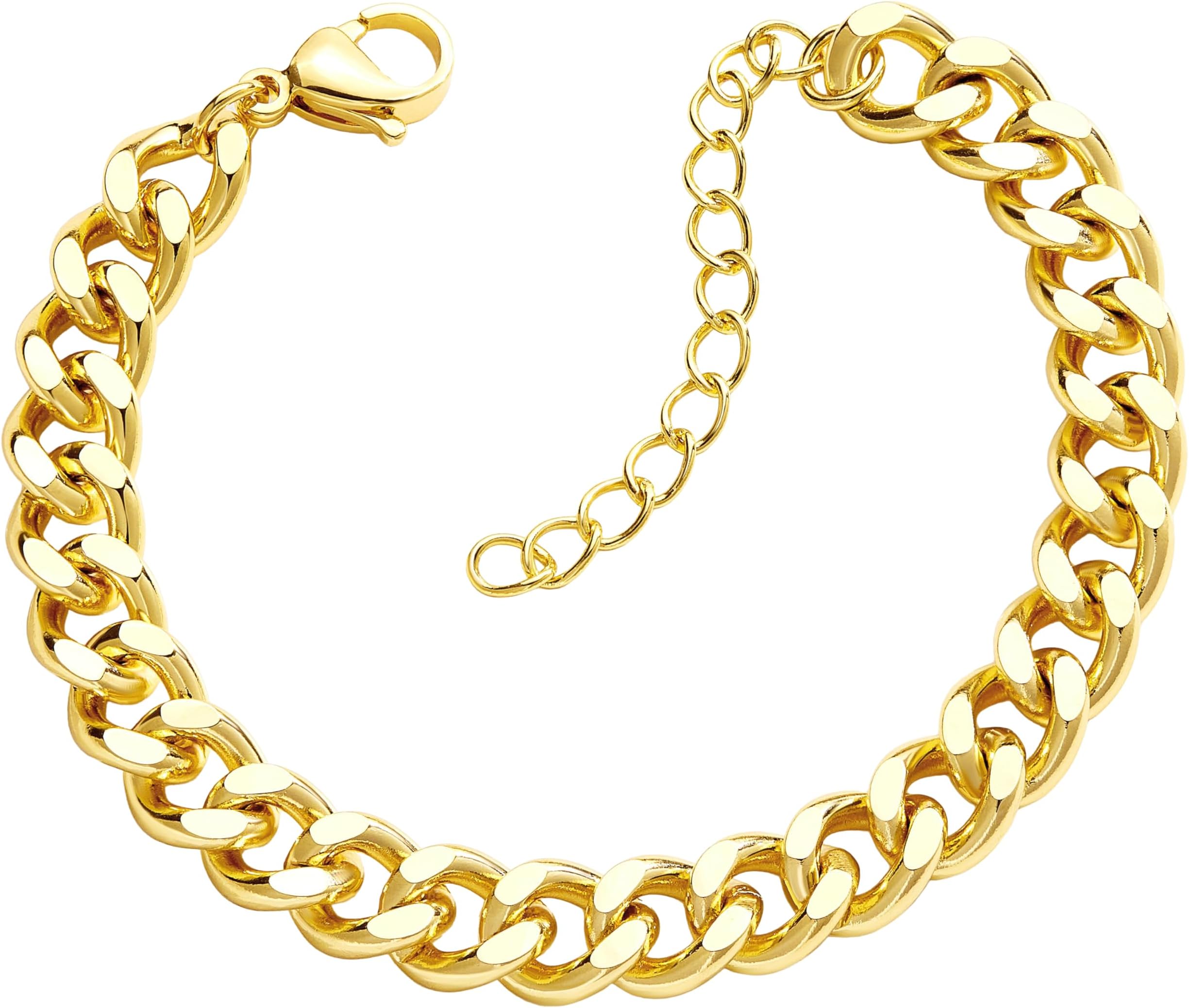 3mm Diamond Classic Tennis Bracelet for Women Dainty, Gold Jesus Cross Bracelets Trendy, 14K Gold Plated Heart/Evil Eye/Pearl/Starfish & Seashell Charm Bracelets for Women Bulk