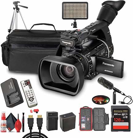 Amazon.com: Panasonic AG-AC160 AVCCAM HD Camcorder – 22x Zoom Lens