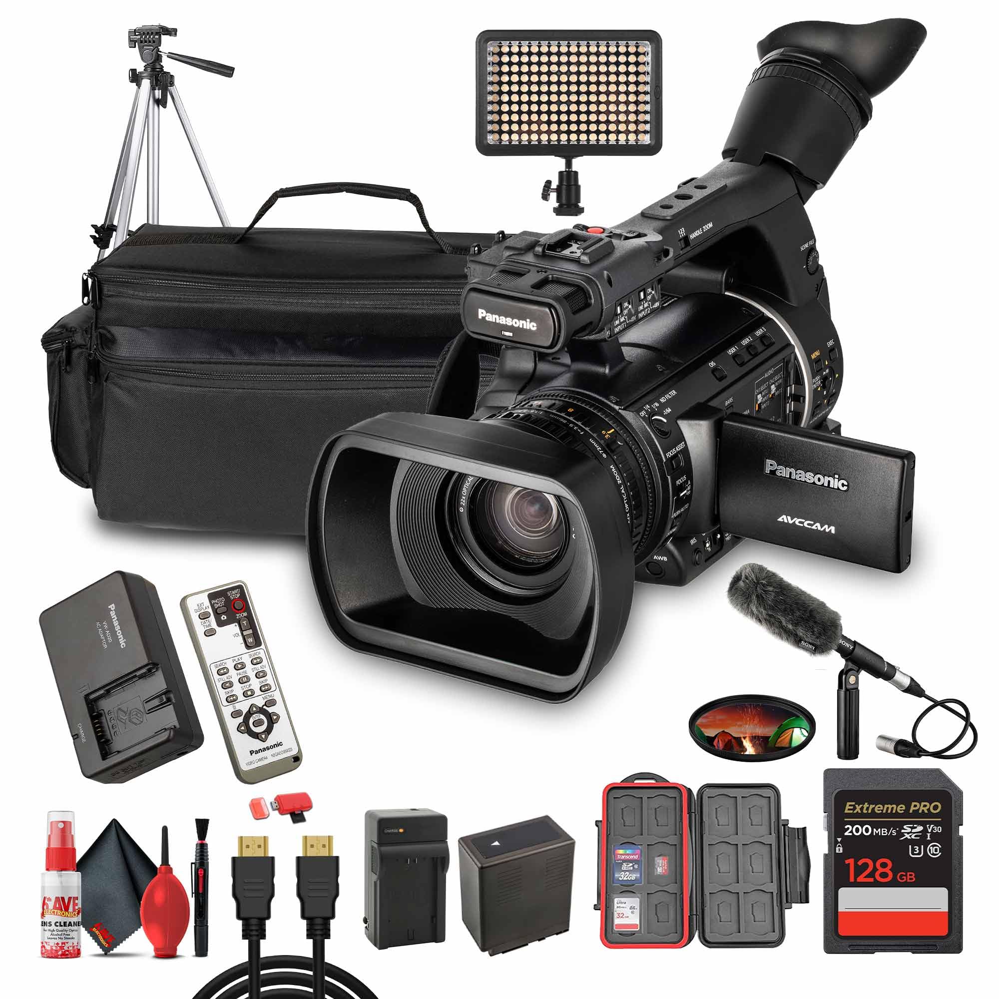 Amazon.com : Panasonic AG-AC160 AVCCAM HD Camcorder – 22x Zoom