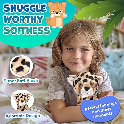 Miniatura 2 de Forest & Twelfth Animal de peluche de 7 a 8 pulgadas, juguete de peluche suave, lindo animal de peluche para niños y niñas, animales de peluche