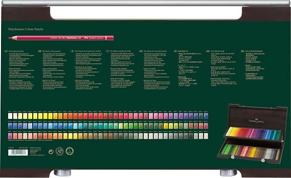Faber-Castell Polychromos Artists' Color Pencils - Wood Case of 120