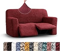Vista 23 de PAULATO BY GA.I.CO. Funda para sillón reclinable, funda para silla reclinable, funda de tela de poliéster suave, protector de muebles elástico