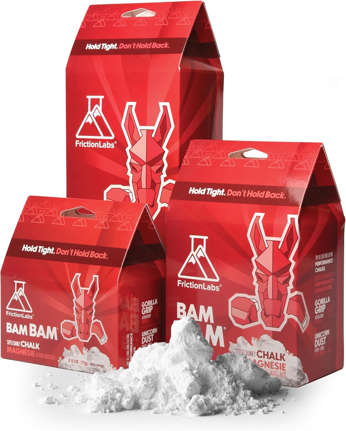 Friction Labs Premium Loose Climbing Chalk - High-Performance Hand Chalk with Superior Grip for Bouldering, Climbing, Weightlifting & More - Long Lasting & Skin Friendly Powdered Chalk