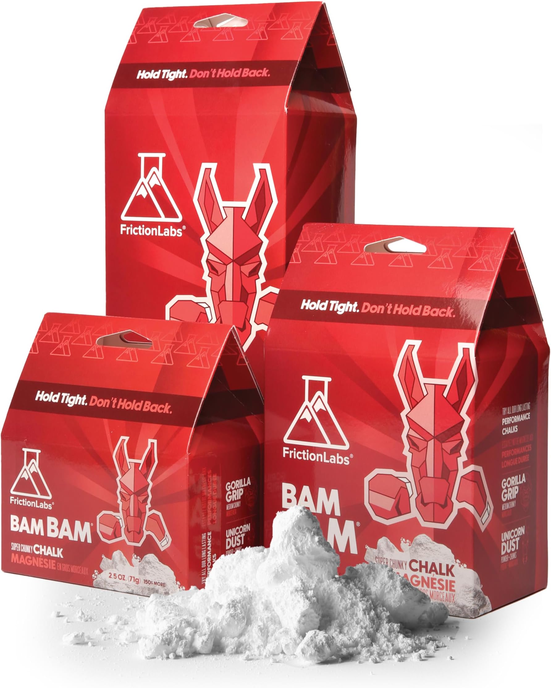 Friction Labs Premium Sports Chalk for Rock Climbing, Weight Lifting, Gymnastics, Tennis & More - Long Lasting Grip, Healthier Skin, Better Overall Performance - Endorsed by 100+ Pro Athletes