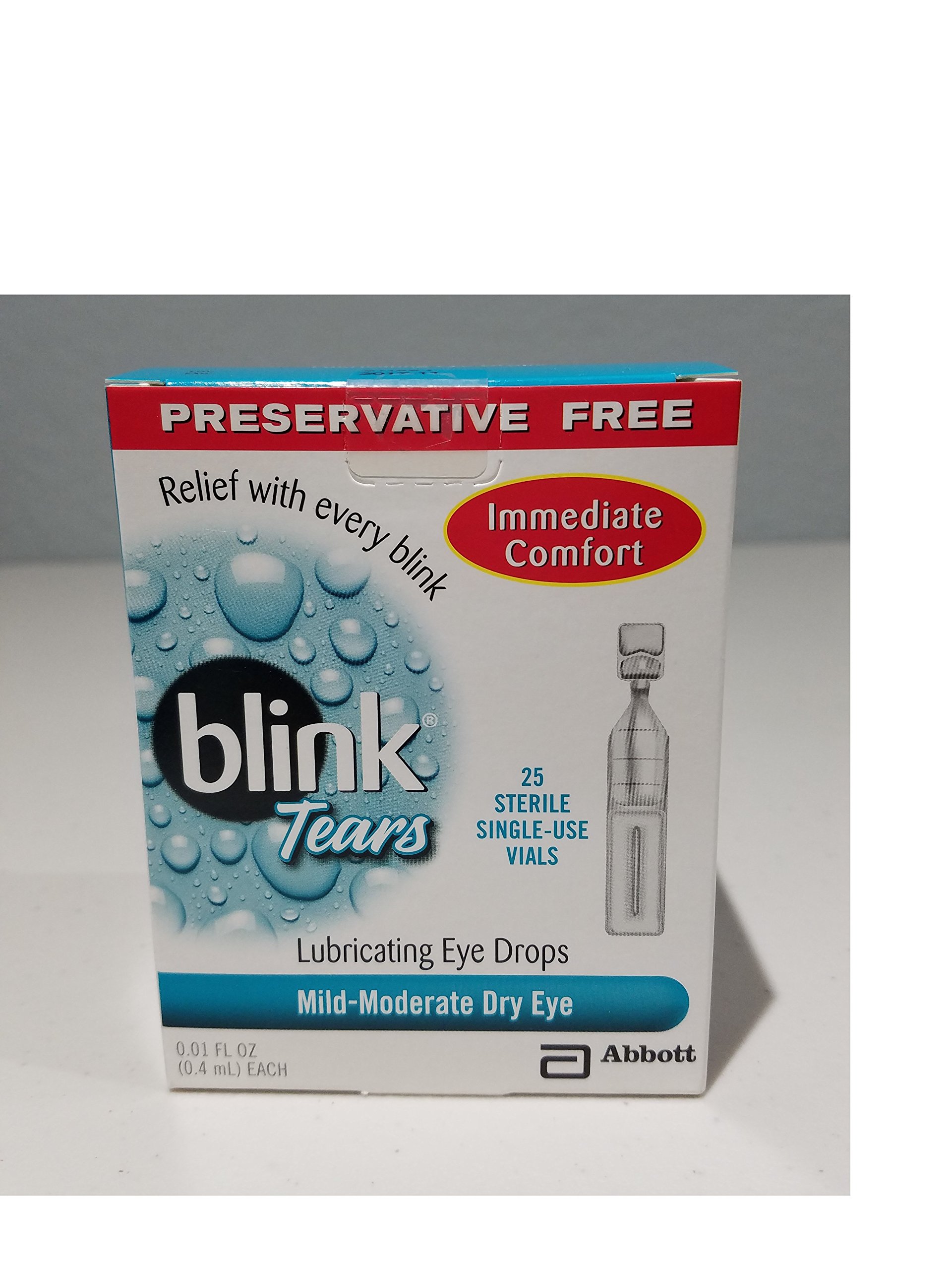 Buy New Blink 'Preservative Free' Dry Eye Relieve 25 Single Dose Vials
