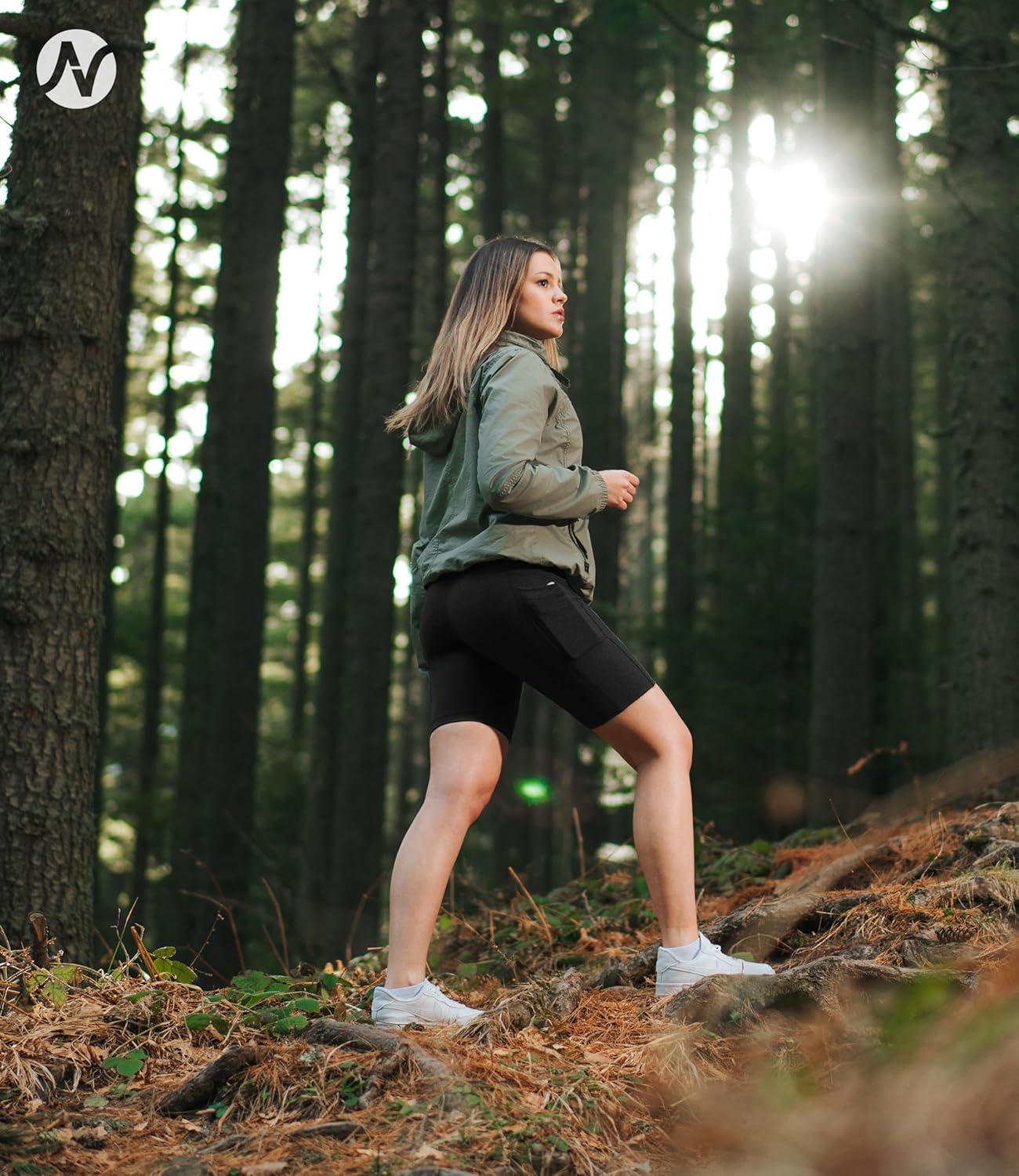 Nirlon Biker Shorts with Pockets - Biker Shorts Women Workout Shorts for Gym & Yoga Shorts for Women Plus Size Biker Shorts - Image 2