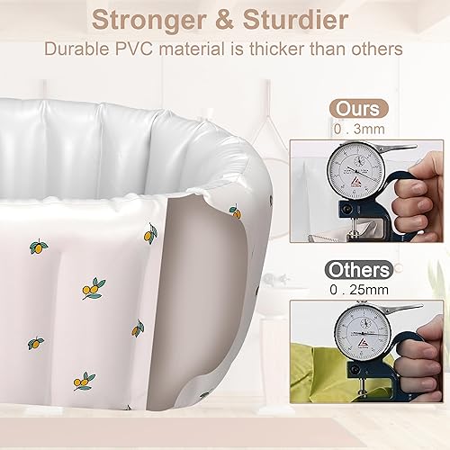 Miniatura 3 de Mink Bañera de bebé inflable y asiento de bebé inflable