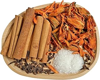 Potpourri Simmer Pot Kit - Lily, Cinnamon Sticks, Clove and Spicy Vanill...