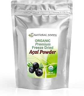 Premium Organic Acai Berry Powder - 5 lb - Freeze Dried Superfood - Grown In Brazil - Amazing Fruit Powder For Juice, Smoothie, Drink, Recipe, or Shake - Raw, Vegan, Gluten Free, Non GMO