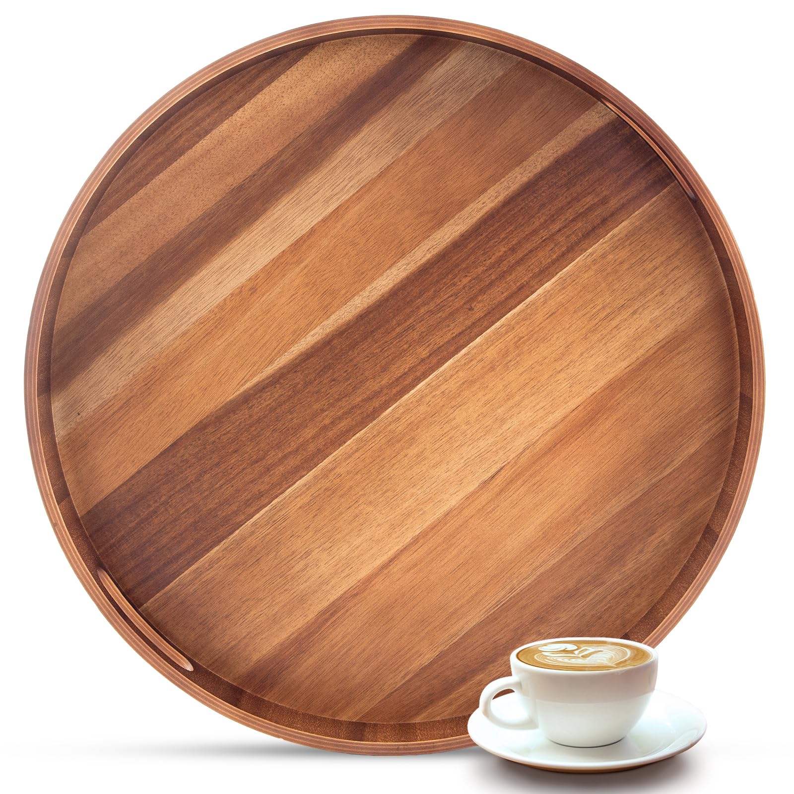 20 Inch Ottoman Coffee Table Tray
