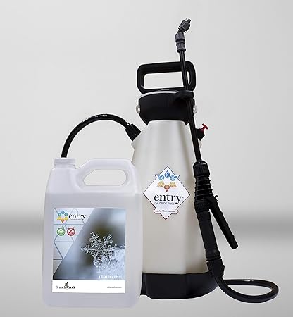 Review Branch Creek Entry Chloride-Free, Non-Toxic Liquid Ice Melt and Manual Pump Sprayer Bundle-Quick, Clean and Optimal Application–for Entrances of Commercial and Larger Residential Properties (1 Gallon)