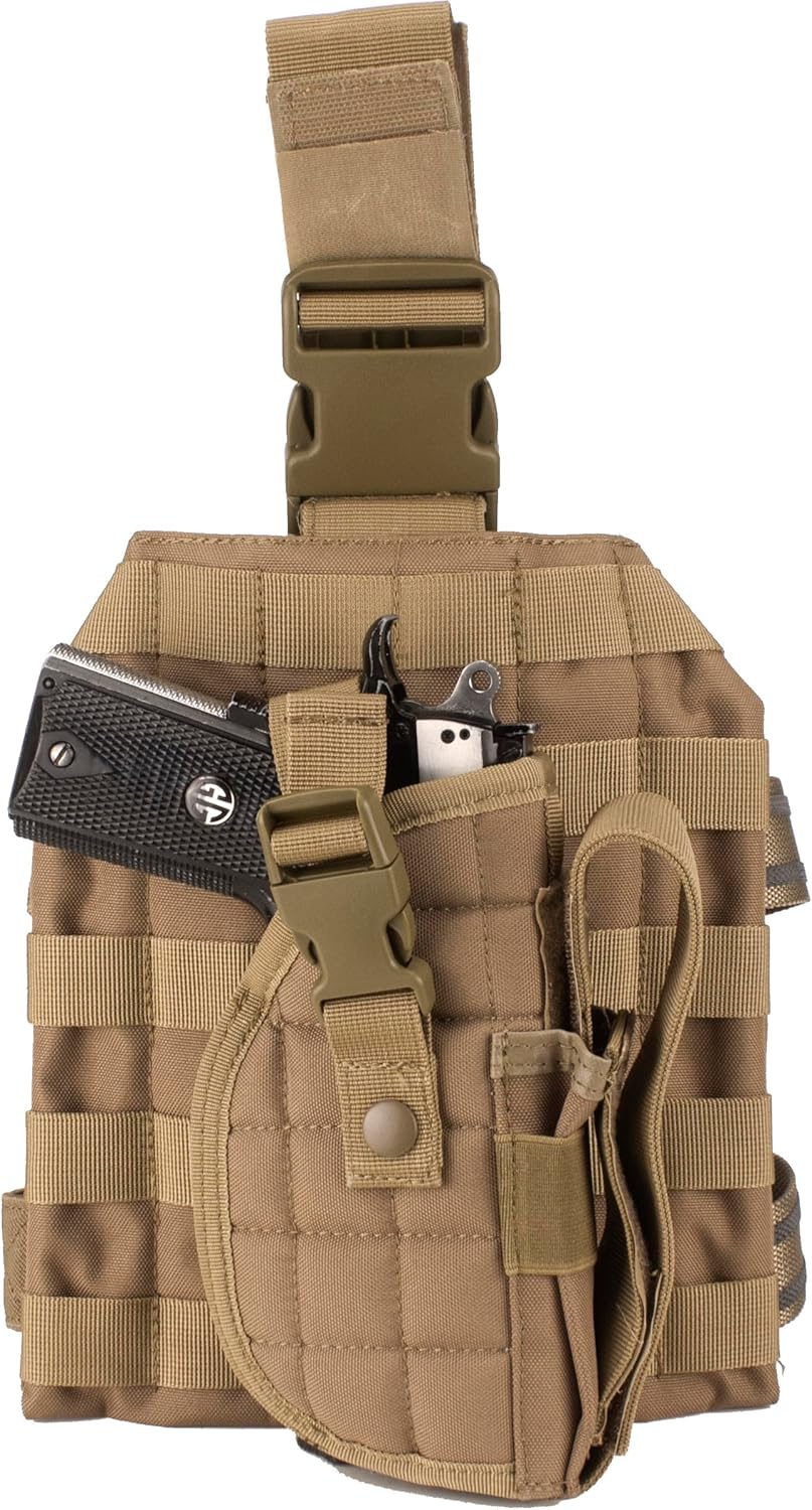 Loaded Gear Tactical Vest Light Outdoor Training Vest and Leg Platforms for Adults