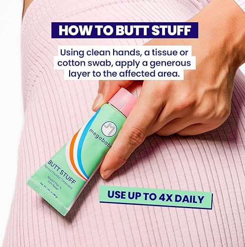 Miniatura 4 de Megababe Ungüento hemorroidal con lidocaína al 5% Alivio rápido del dolor y la picazón Encoge el tejido hemorroidal hinchado 1.25 oz