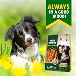 Dog Treats Rawhide - Free Cod Sticks Chicken Wrapped 300g - All Natural & Grain Free Long Lasting Chews for Large & Small Dogs - Dried Pet Snacks - Support Healthy Teeth & Skin Coat
