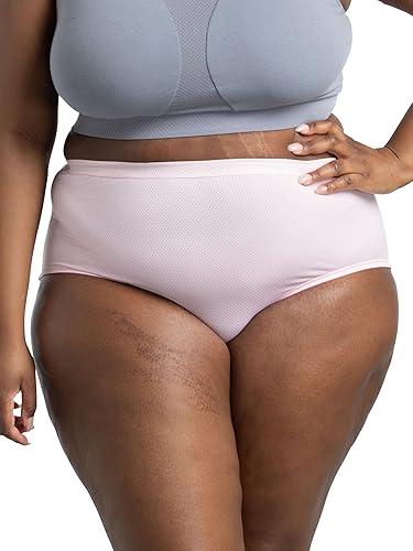 Miniatura 5 de Fruit of the Loom - Ropa interior transpirable de mujer, absorbe la humedad para mantenerte fresca y cómoda, disponible en talla extra grande
