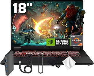 ASUS TUF Gaming A18 18" 144Hz WUXGA Laptop: Ryzen 7 260, RTX 5060 8GB, 64GB DDR5 RAM, 3TB Storage - Ultimate Gaming Beast