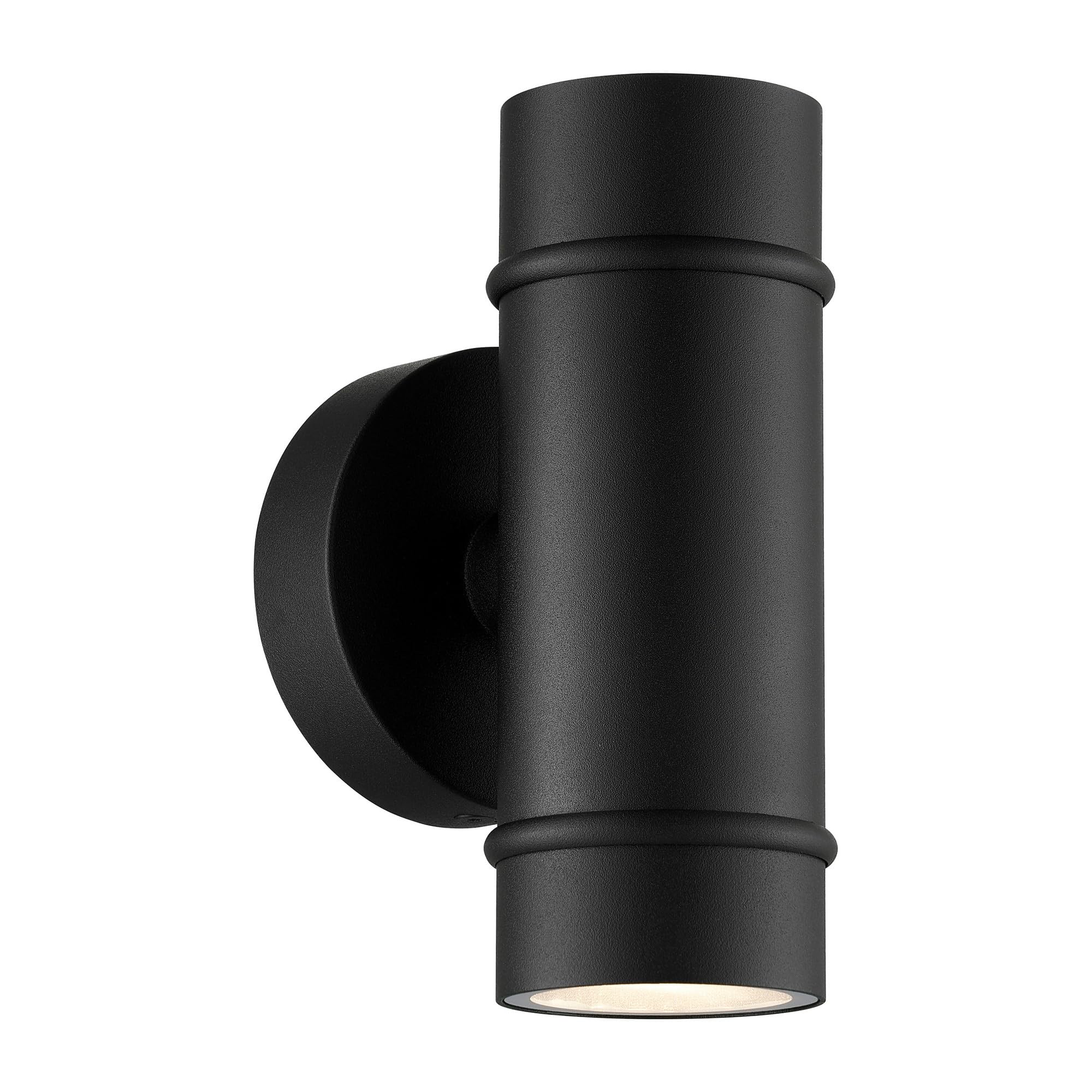 B&Q -  Artilus Outdoor Aluminium Wall Light Weatherproof Black,mains