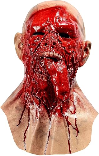 Miniatura 3 de LEKA NEIL Máscara de Halloween-Máscara de miedo-Máscara de zombie-Máscara de vampiro-Disfraz espeluznante de cadáver en la fiesta