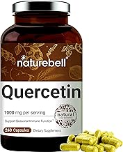 NatureBell Quercetin 1000mg Per Serving, 240 Capsules, Super Immune Vitamins and Quercetin Vitamins, Powerfully Supports C...