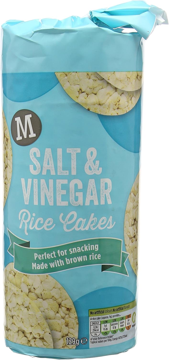 Morrisons Salt & Vinegar Rice Cakes, 129g Amazon.co.uk Grocery