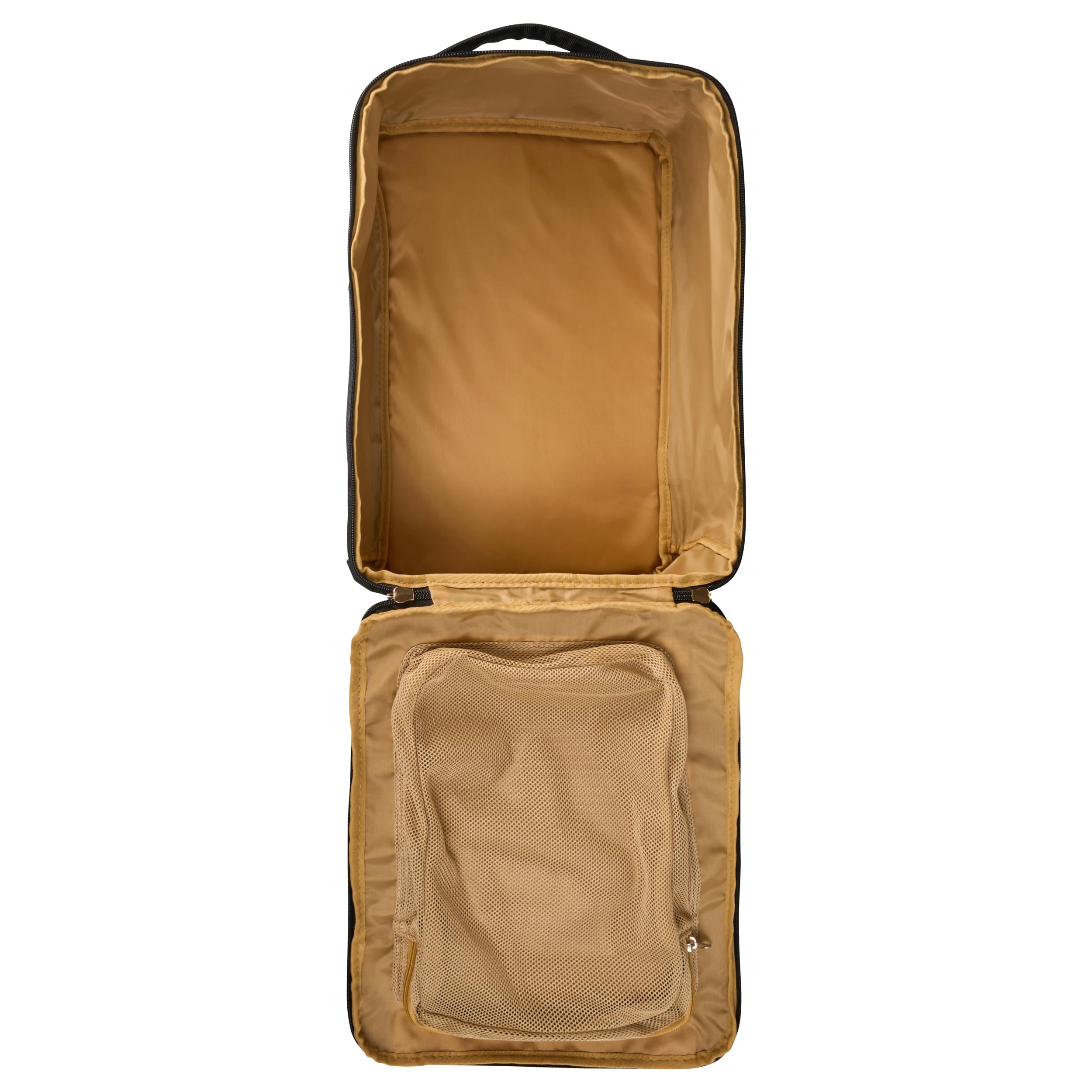 Cabin Max Plecak podręczny Manhattan 40x30x20 cm – 24-litrowy plecak podróżny wykonany z recyklingowanego RPET – Wizz Air i Ryanair Torba pod siedzenie – plecak podręczny do samolotu (czarny/złoty)